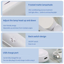 Led Makeup Mirror Lamp Touch Dimmable 3 Colors Rechargeable Magnetic