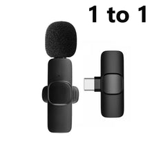 KEBIDUMEI Wireless Lavalier Microphone for Smartphones Computers