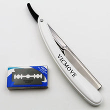 1set Men Straight Barber edge Razors Folding Shaving Knife Hair Removal