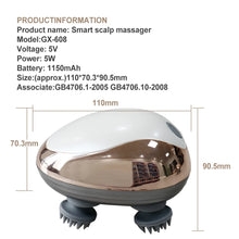 Head Massager Electric Scalp Vibration Kneading Device Muscles Massage