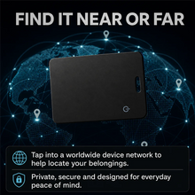 1 Pack Wallet Tracker Card, Rechargeable Ultra Thin Item Finder, iOS &