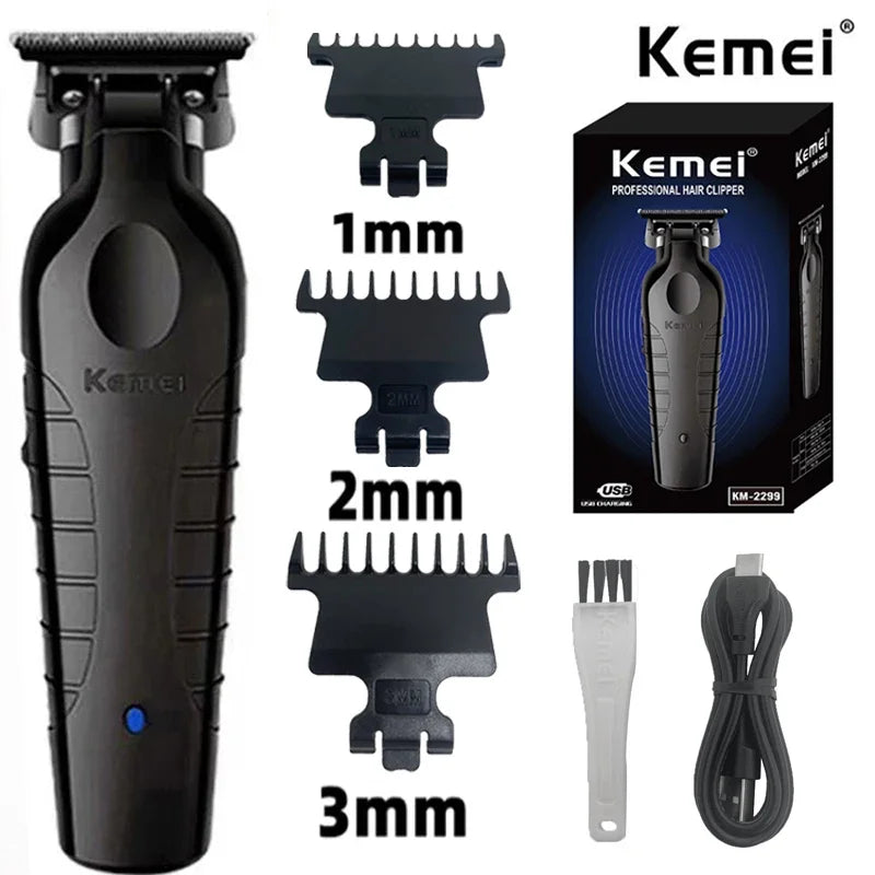 Kemei KM-2299 Professional Hair Clipper 1200mAh Electric Hair Clippers