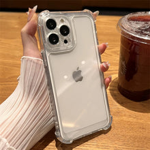 Luxury Shockproof Transparent Case For iPhone 18 17 16 15 14 13 12 11