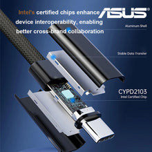 ASUS PD240W Fast Charging Thunderbolt 5 USB Type C Cable 80Gbps Data