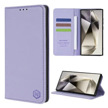 Wallet Skin Friendly Magnetic Slot Flip Leather Case For Samsung Galaxy