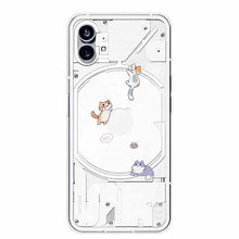 For Nothing Phone 2 Case Clear TPU Soft Lovely Printing Silicone Cover