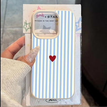 INS Cute Small Love Heart Pattern Fresh Phone Case For iPhone 18 17 16
