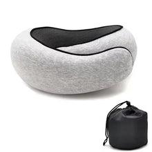 Travel Neck Pillow Memory Foam U-shaped Snail Style Support Portable
