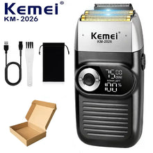 Kemei KM-2026 Electric Shaver Rechargeable Powerful Floating Razor