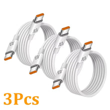 1/3Pcs 10A Cable 120W Super Fast Charging Type C To Type C Cable