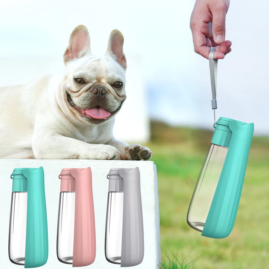 Portable Dog Water Bottle Dispenser For Small Large Dogs Foldable Puppy