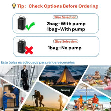 60% Space Saver Vacuum Storage Bags with USB Pump, Waterproof TPU