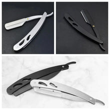 1/2/3Pcs Professional Manual Shaver Straight Edge Stainless Steel