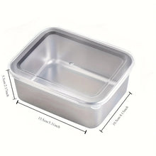 3/5/8pcs Stainless Steel Food Storage Containers Set With Lids