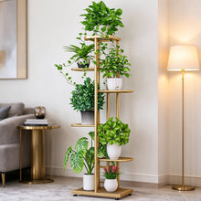 6 Tier 7 Potted Metal Plant Stand Corner Indoor & Outdoor Tiered Plants