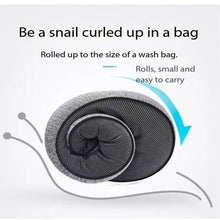 Memory Foam Travel Neck Pillow U-shaped Snail Style Support Portable