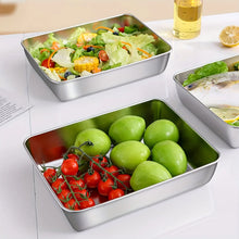 3-Piece Stainless Steel Food Storage Containers Set - Airtight BPA-Free