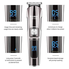 Kemei Professional Multifunction Beard Hair Trimmer Waterproof 6 In 1