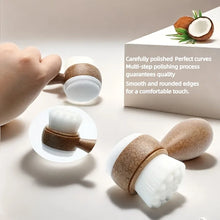 1pc Coconut Fiber Facial Brush,Double-Sided Exfoliating Manual