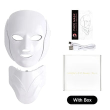 7 Colors Photon Face Neck Beauty Mask Wireless Facial LED Repair Skin
