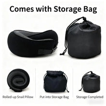 Memory Foam U-Shaped Pillow, Foldable Neck for Travel, Airplane Trips