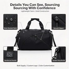 Gym Duffle Bag Wet Dry Separation Large Capacity Travel Independent