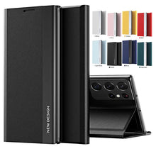 Luxury Leather Flip Case For Samsung Galaxy S26 S25 S24 S23 S22 S21 S20