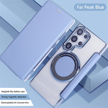 Leather Wallet Clear Magnetic Phone Case For Samsung Galaxy S26 S25 S24