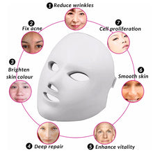 Led Facial Mask Light Therapy Face 7 Colours Beauty Devices Skin