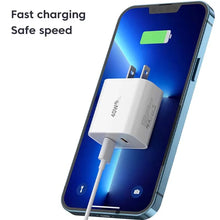 Elough 40W Dual Port USB C Charger Fast Charging QC3.0 PD Type C Phone