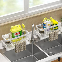 Compact Tap-Mounted Spice Shelf - Sink Organizer with Drainage Rack