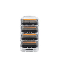 5-Layer Replaceable Safety Blades, Men's Manual Razor, Stainless Steel