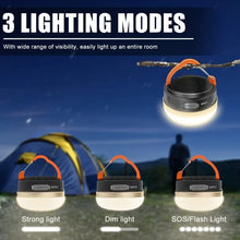 High Power Camping Lantern Tents Lamp 1200mah USB Rechargeable Portable