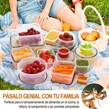 12/16/24pcs Reusable Food Storage Container with Lid, Sealed Plastic