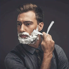 Manual Shaver for Men Barbershop Razor Stainless Steel Shank Is Easy To