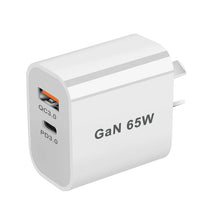 UK/AU/EU/US USB C Charger 65W PD 3.0 GaN Type C Power Adapter With