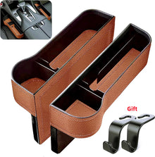 Car Seat Gap Filler Manager Leather Multifunctional Car Seat Storage