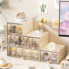 Storage Box with Drawers - Desktop Organizer, Display Case for