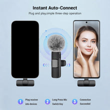 Type-C Port Professional Wireless Lavalier Microphone for Smartphones