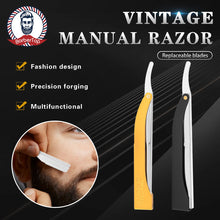 Professional Manual Barber Razor Haircut Shaving Tool Beard Eyebrow