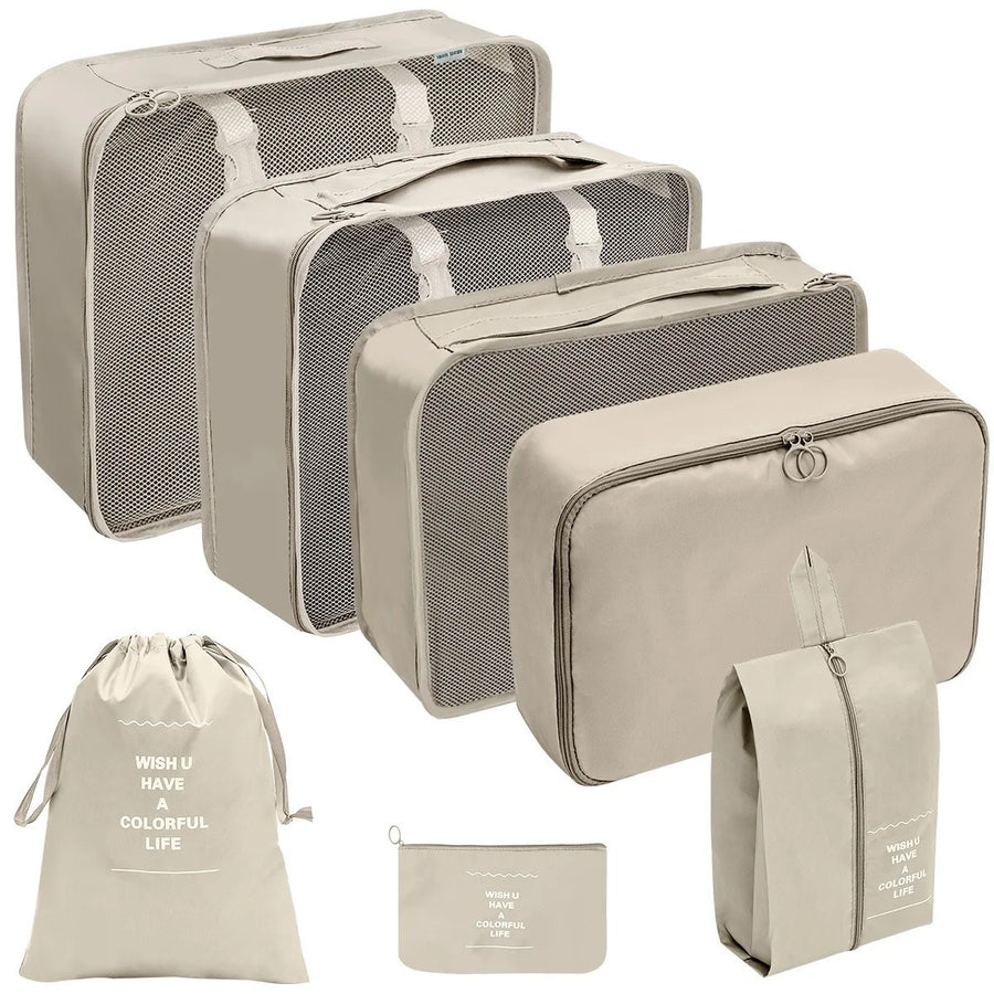 travel Packing Cubes Organizer, Lightweight Luggage Bags with Zipper