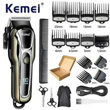 Kemei PG1990A Rechargeable Hair Clipper or Limit Combs Professional