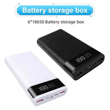 6*18650 Battery Holder Dual USB Power Bank Box Mobile Phone Charger DIY