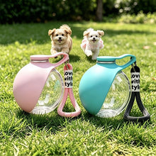 Portable Dog Water Bottle Travel Dispenser with Bowl No-Spill Puppy for
