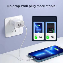 Elough 40W Dual Port USB C Charger Fast Charging QC3.0 PD Type C Phone