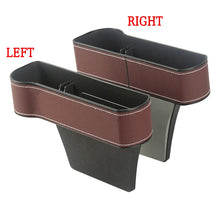 Car Seat Gap Organizer Storage Box - Expandable Design, Holds Phone
