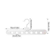 6/7/8 Holes Storage Rack for Clothes Hanger Organizer Foldable