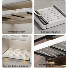1/2PCS Pull-out Cabinet Storage Rack for Kitchen No-Drill Telescopic