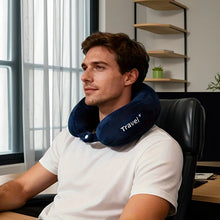 Memory Foam U Shaped Travel Pillow Neck Support Cervical for Airplane