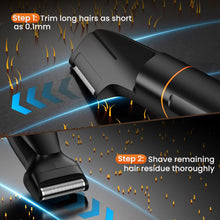 MAXGROOM Manscape Body Hair Trimmer 4 in 1 IPX6 Waterproof Pubic &